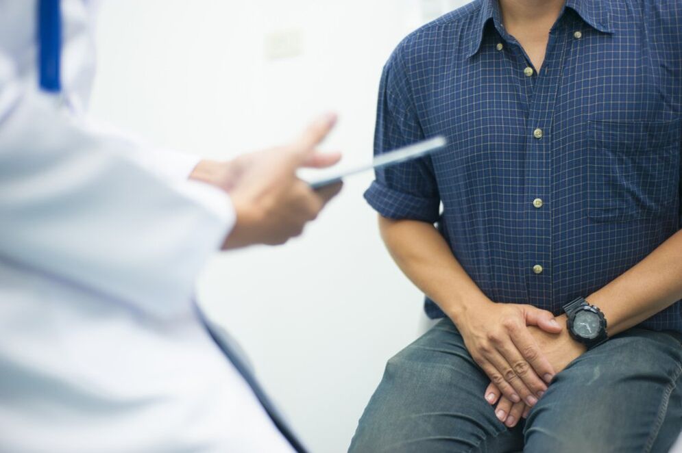 Seeing a doctor about prostate